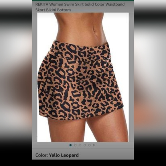 Brand New Rekita Swim Skirt XL B32 - Picture 4 of 4